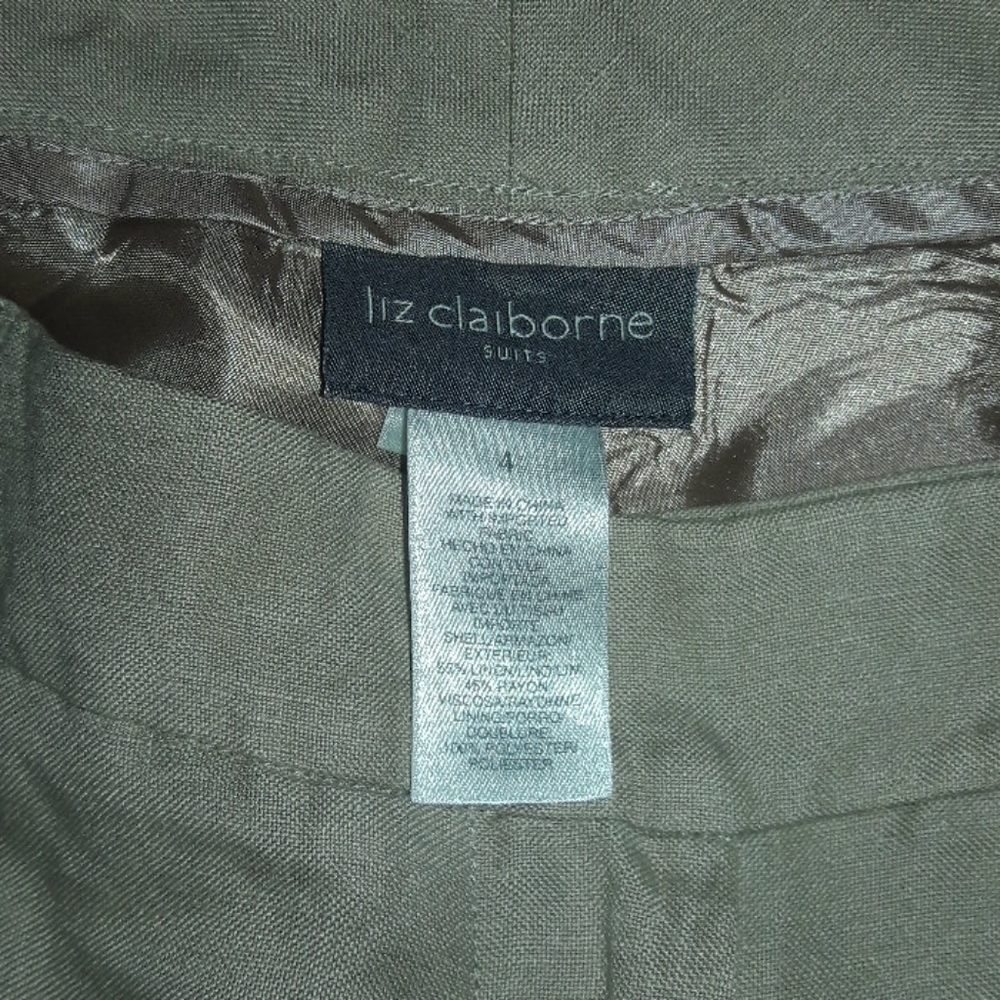 LIZ CLAIBORNE Wide Leg Dress Pants, Size 4 - Picture 4 of 4